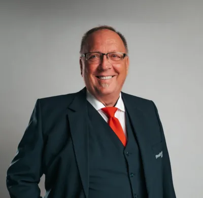 Porträt von Busfahrer Frank Stobbe