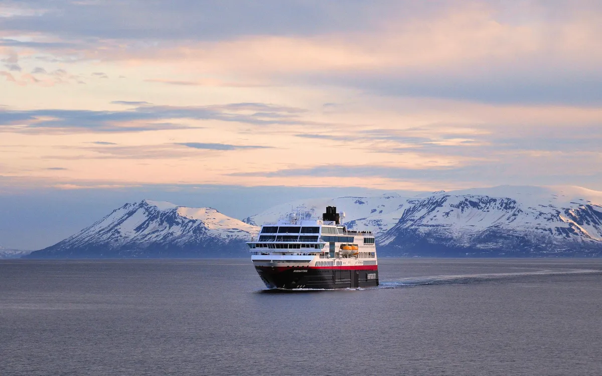 Die Nordkap-Linie im Winter mit der MS Midnatsol