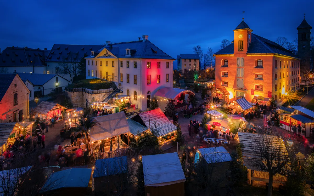 Adventsstimmung auf der Festung Königstein