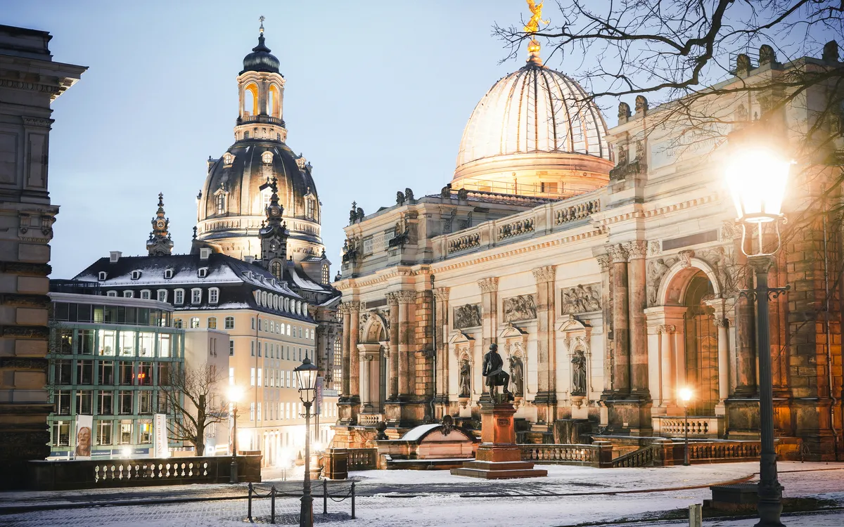 Frauenkirche Dresden im Winter – Städtereise mit Frankenland Reisen