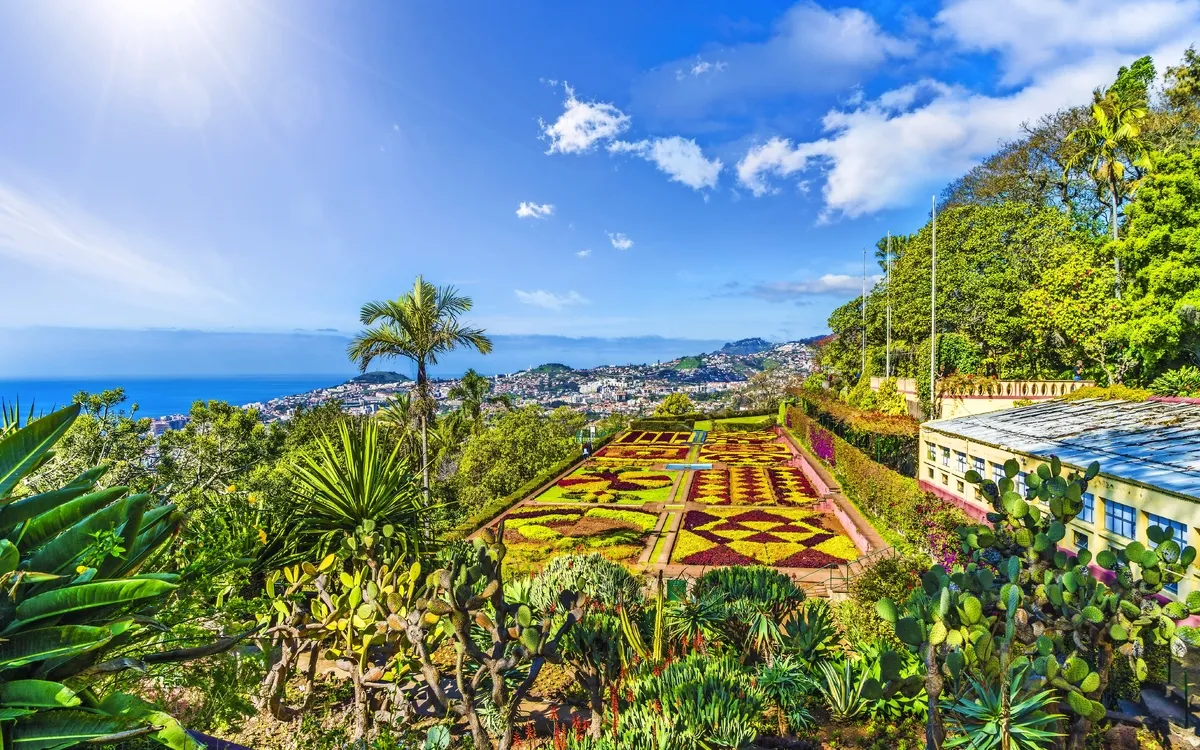 Botanischer Garten Madeira auf Funchal.