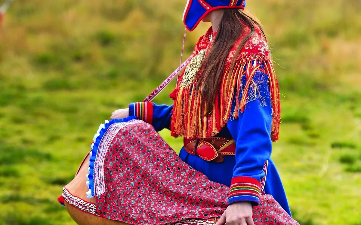 Das Volk der Sami im Camp Sami-Siida