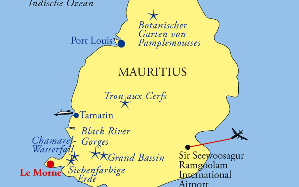Karte: Mauritius