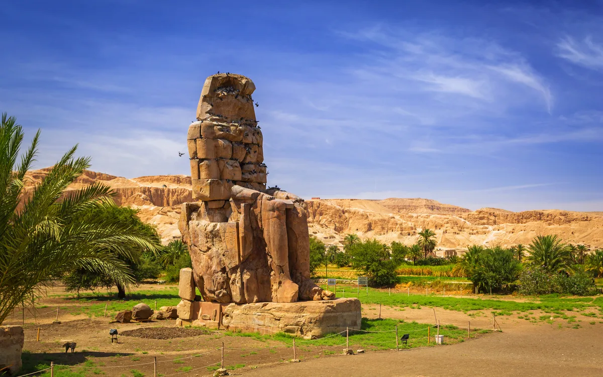 Kolosse von Memnon bei Luxor, Ägypten