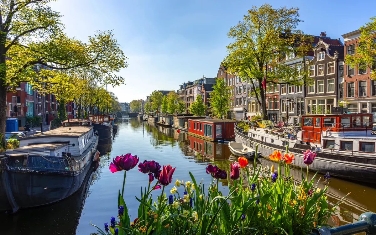 Kanal in Amsterdam
