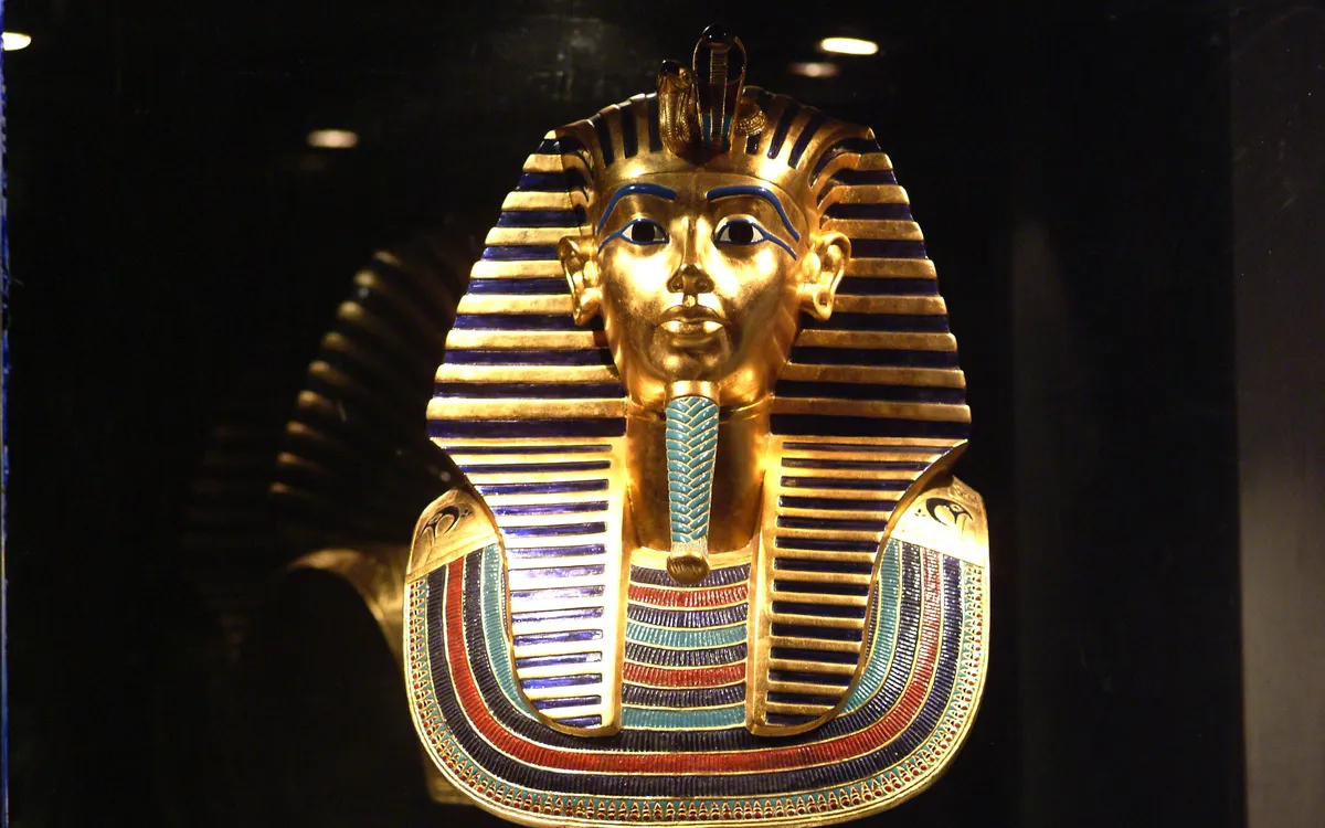 Goldene Totenmaske von Pharao Tutanchamun