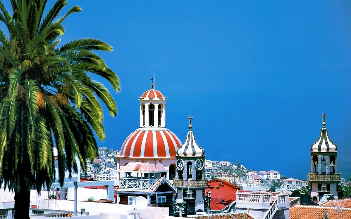 Kirchtürme in La Orotava auf Teneriffa.