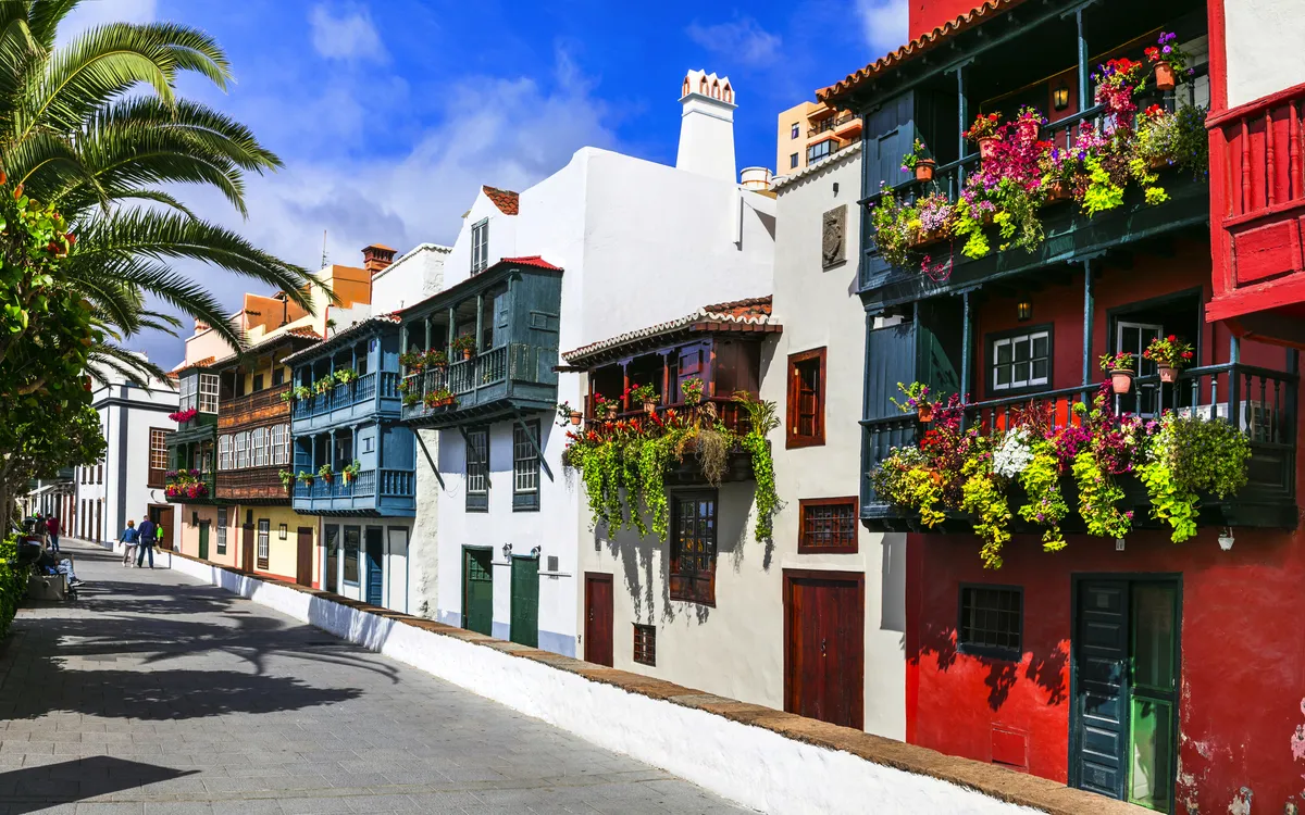 Die Hauptstadt Santa Cruz auf La Palma