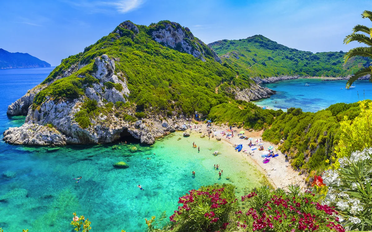 Strand von Porto Timoni auf Korfu
