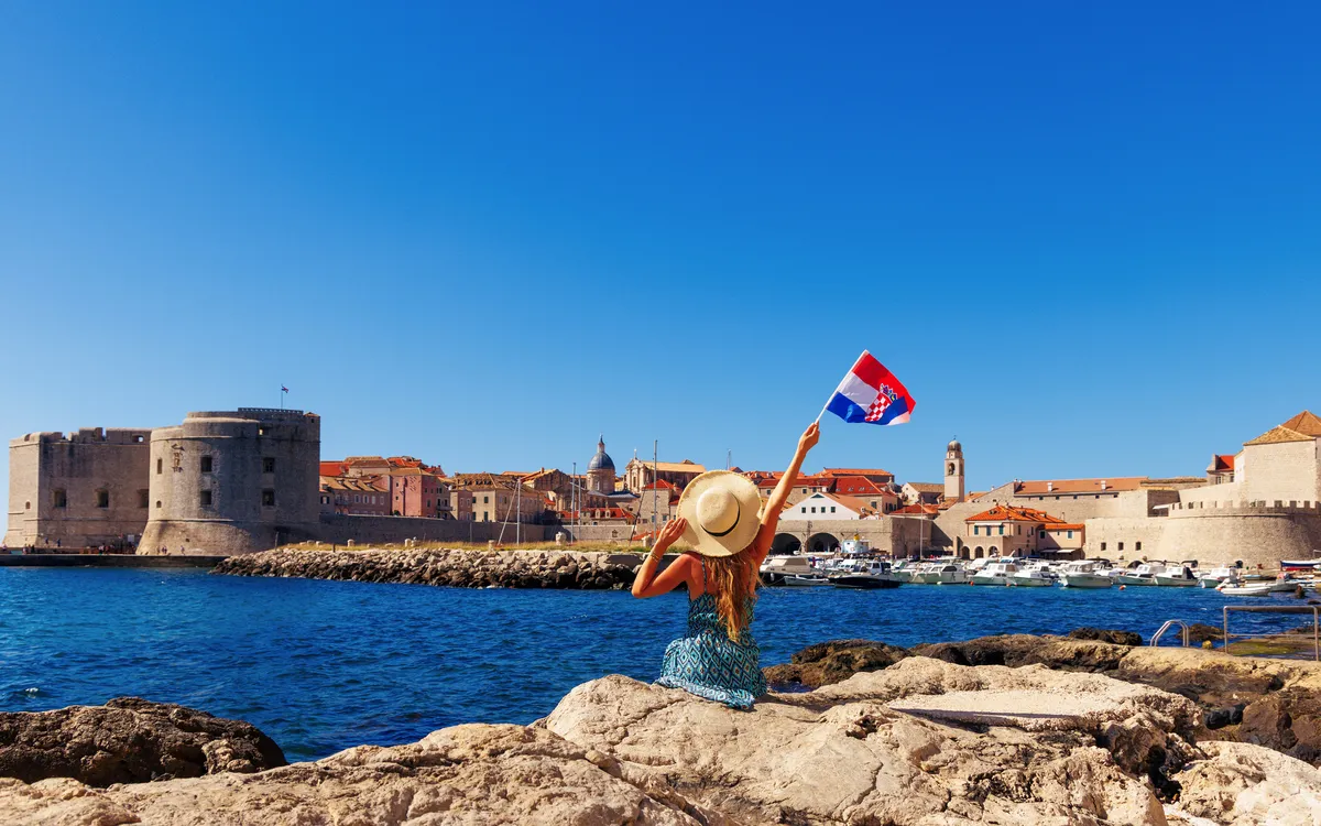Panoramablick auf die Stadtlandschaft von Dubrovnik