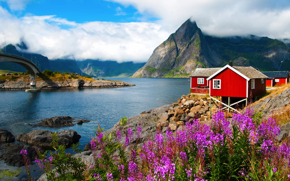 Hamnoy auf den Lofoten, Norwegen.