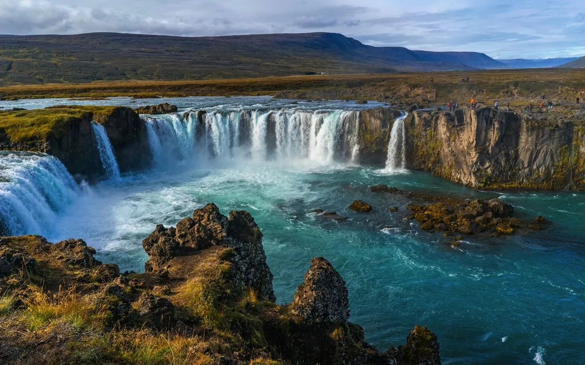 Godafoss-Wasserfall in Akureyri