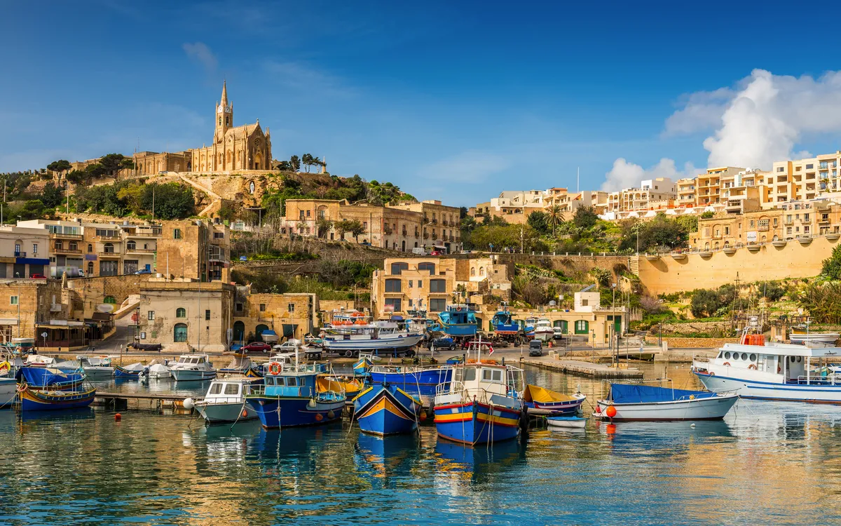 Hafen von Mġarr auf Gozo – Malta-Reise mit Frankenland Reisen.